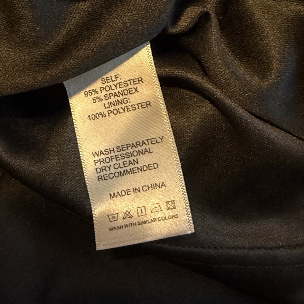 BUPT Black Mermaid Gown Womens M Deep V Low Back Formal Maxi Dress NWT - Picture 5 of 10